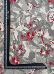 Cotton Flex Coin Grey Abstract Pattern Discharge Print Fabric Cotton Flex Coin Grey Abstract Pattern Discharge Print Fabric