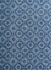 Pure Cotton Cambric Indigo Color Geometrical Block Print Fabric Pure Cotton Cambric Indigo Color Geometrical Block Print Fabric