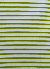 Pure Cotton Cambric Mix And Match Olive Green Color Block Print Fabric.