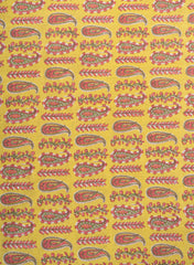 Pure Cotton Cambric Mustad Color Paisley Print Fabric.