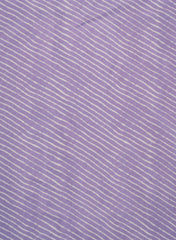 Pure Muslin Periwinkle Purple Color Lehriya pattern Digital Print Fabric.