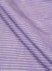 Pure Muslin Periwinkle Purple Color Lehriya pattern Digital Print Fabric.