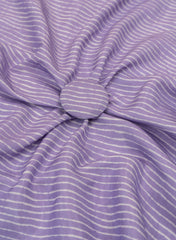 Pure Muslin Periwinkle Purple Color Lehriya pattern Digital Print Fabric.