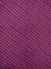 Pure Muslin Purple and Magenta  Color Lehriya pattern Digital Print Fabric.