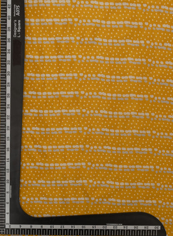 (Pre Cut-4 Meter) Pure Muslin Mustad Color Strips And Dots Digital Print Fabric.
