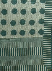 Pure Cotton Cambric Mix And Match With Dupatta Green Color Screen Print Fabric.