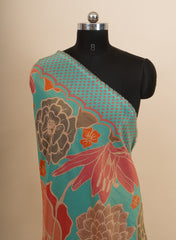 Pure Tissue Floral Digital Print Dupatta