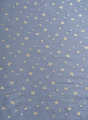 Pure Viscose Satin Light Purple Color With Jacquard Butti Dyed Fabric