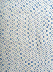 Pure Linen OffWhite Color Bandhani Natural Print Fabric.