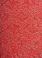 Cotton Mulmul Amaranth Red Color Paisley Pattern Screen Print Fabric.