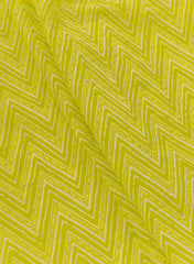 Pure Cotton Cambric Mix And Match Parrot Green Color Block Print Fabric.