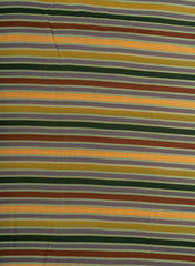 Linen Satin Green Color Strips Pattern Digital Print Fabric.