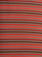 Linen Satin Red Color Strips Pattern Digital Print Fabric.