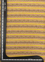 Pure Cotton Cambric Mustad Color Strips Pattern Screen Print Fabric.