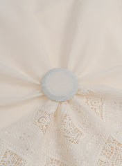 Pure Cotton Cambric Dyeable Daman Schiffli Embroidery Fabric.