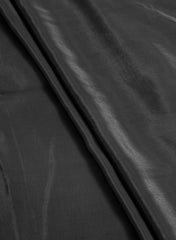 Pure Crepe Black Color Plain Fabric.