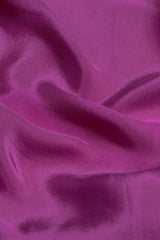 Pure Crepe Magenta Color Plain Fabric.