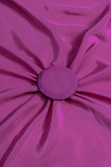 Pure Crepe Magenta Color Plain Fabric.