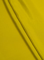 Pure Crepe Lime Green Color Plain Fabric.