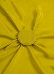 Pure Crepe Lime Green Color Plain Fabric.