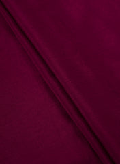 Maroon Dyed Pure Chinnon Chiffon Fabric