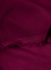 Maroon Dyed Pure Chinnon Chiffon Fabric