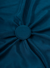 Dark Blue Dyed Pure Chinnon Chiffon Fabric