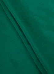 Dark Green Dyed Pure Chinnon Chiffon Fabric