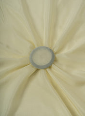 Off White Dyed Pure Chinnon Chiffon Fabric