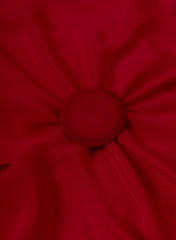 Red Dyed Pure Chinnon Chiffon Fabric