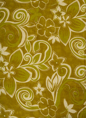 Vertican Foil Green Color Floral Print Big Panna 58