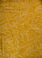 Vertican Foil Mustard Color Floral Print Big Panna 58