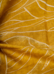 Vertican Foil Mustard Color Floral Print Big Panna 58