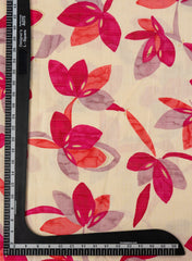 Vertican Foil Cream Color Floral  Print Big Panna 58