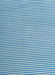 Pure Cotton Cambric Mix And Match Blue Color Block Print Fabric.