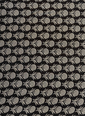 Pure Cotton Cambric Mix And Match Black Color Block Print Fabric.