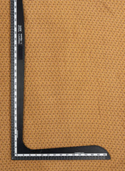 Pure Crepe Golden Color Butti Pattern Hybrid Print Fabric.