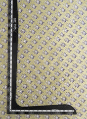 Pure Modal Satin Light Pista Green Color Floral Digital Print Fabric.