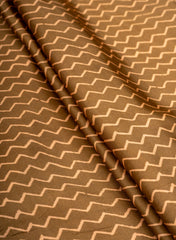 Pure Modal Satin Mustad Color Zig-Zag Digital Print Fabric.