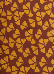 Cotton Flex Mustad Color Floral Pattern Natural Print Fabric.