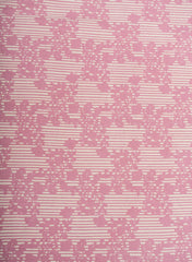 Cotton Flex Rose Pink Color Floral Pattern Natural Print Fabric.