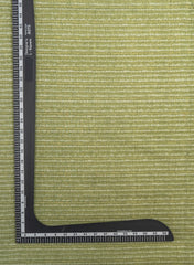 Pure Chanderi Pista Green Color Stripes Pattern Screen Print Fabric.