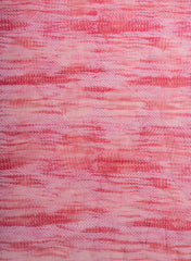 Pure Chiffon Flamingo Pink Color Abstract  Digital Print Resham Embroidery Fabric.
