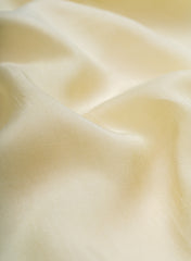 Pure Dola Silk Off White Color Plain Fabric.