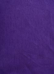 Pure Dola Silk Royal Purple Color Plain Fabric.