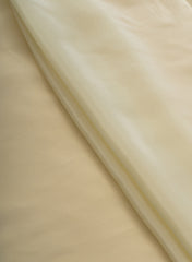 Pure Crepe Off White Color Plain Fabric.
