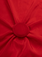 Pure Crepe Red Color Plain Fabric.
