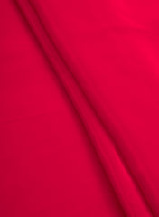 Pure Crepe Dark Pink Color Plain Fabric.