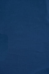 Pure Crepe Navy Blue Color Plain Fabric.