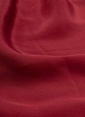 Pure Crepe Burgundy Color Plain Fabric.